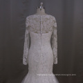 Long Sleeve Lace Slim Mermaid Bridal Gown Wedding Dress